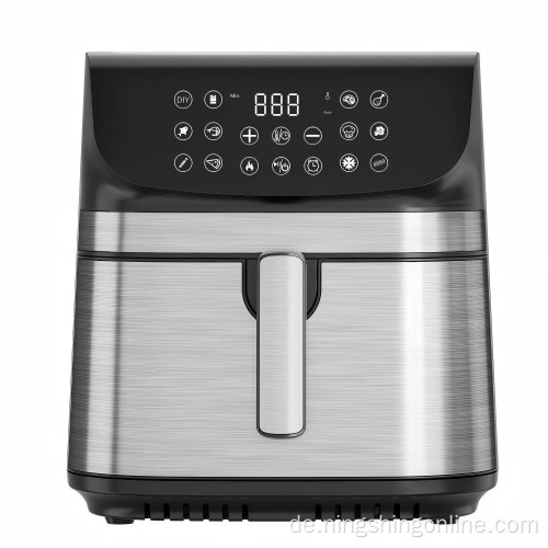 Moderne elektrische 9-Liter-Luftfritteuse mit digitalem Touchscreen